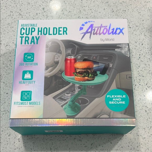 Other - Autolux Adjustable Cup Holder Tray